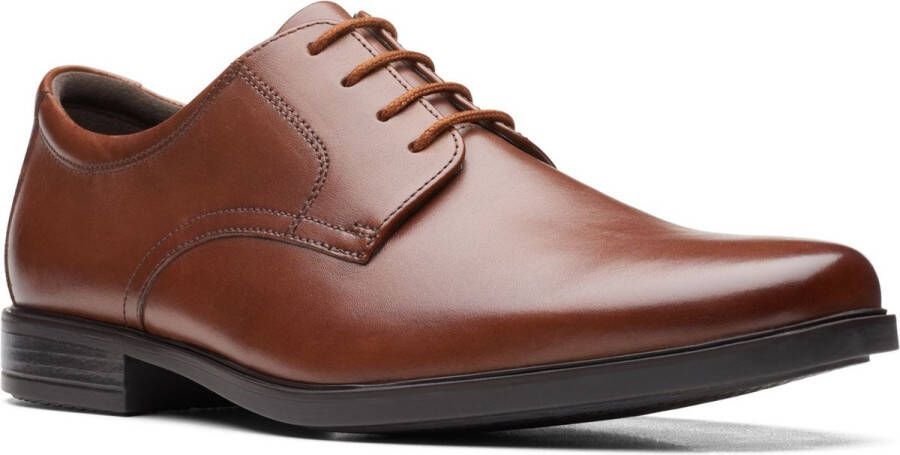 Clarks Shoes Clarks Heren Howard Walk G 4 dark tan lea - Foto 5