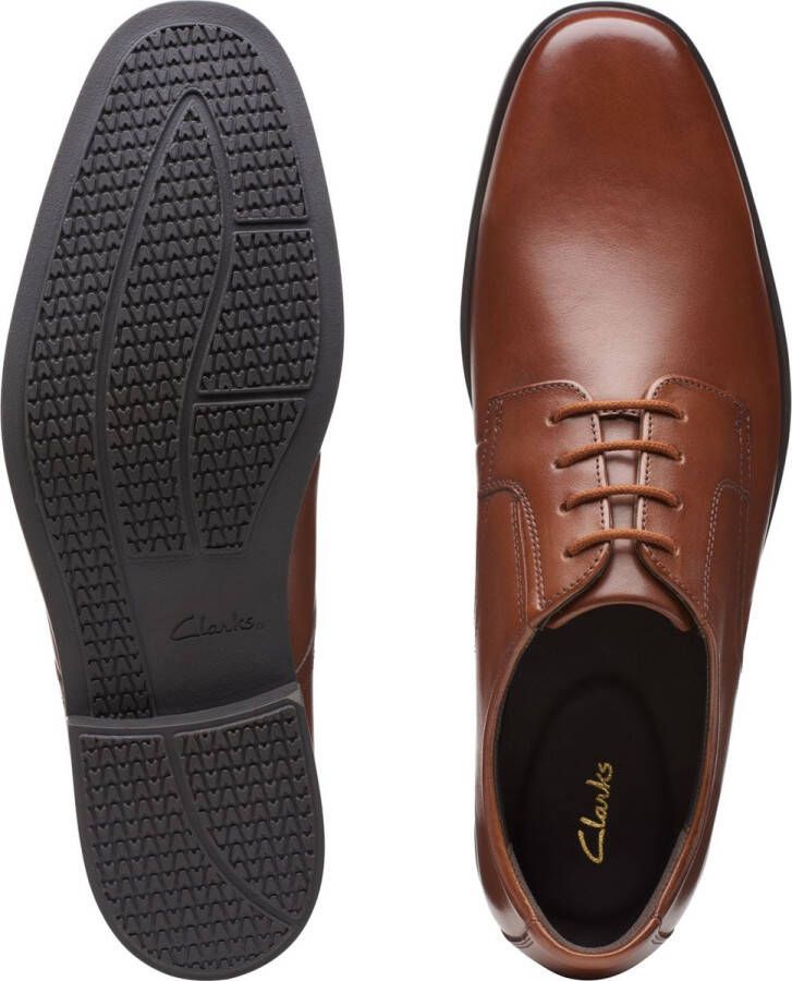 Clarks Shoes Clarks Heren Howard Walk G 4 dark tan lea - Foto 2