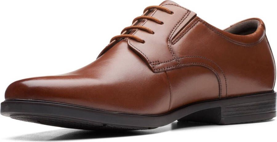 Clarks Shoes Clarks Heren Howard Walk G 4 dark tan lea - Foto 4