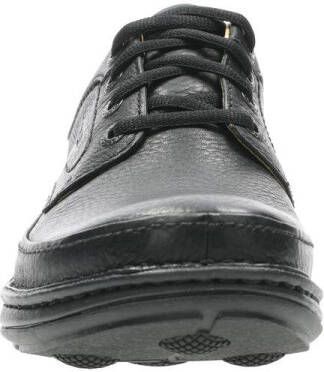 Clarks Nature Three Heren Veterschoenen Black Leather