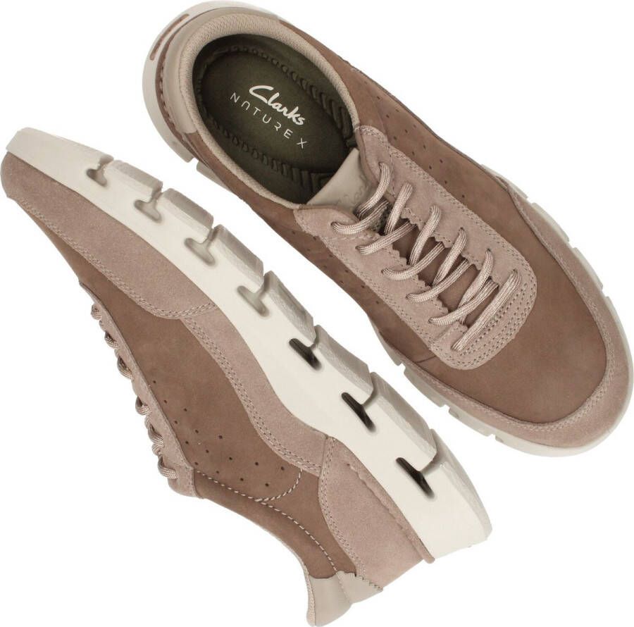Clarks Ultiem Comfort Leren Sneakers voor Heren Beige Heren - Foto 12