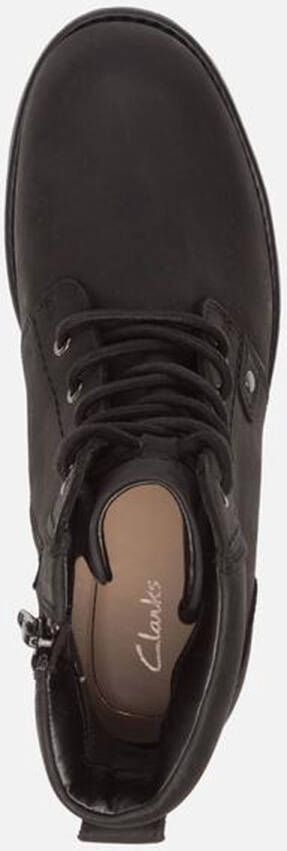 Clarks Orinoco Spice Dames Veterboot Black Leather