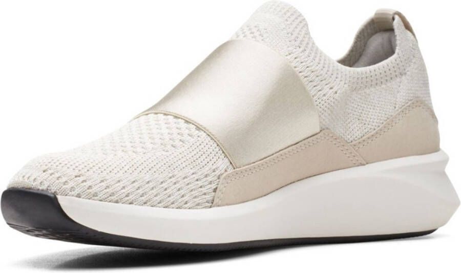 Clarks Sneaker Un Rio Knit 26165519 Offwhite Beige 4½ 37½ - Foto 5