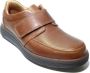 Clarks Un Abode Strap Klittenbandschoenen Dark Tan Cognac - Thumbnail 2