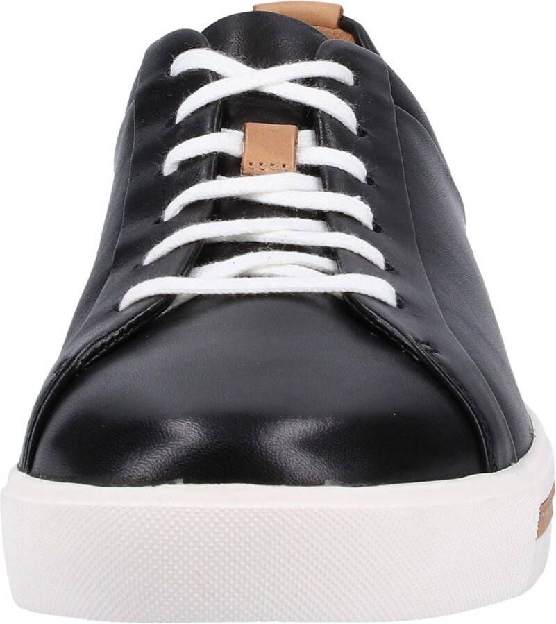 Clarks Un Maui Lace Dames Sneakers Black Leather