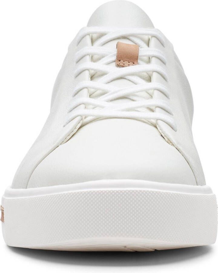 Clarks Un Maui Lace Dames Sneakers White Leather