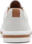 Clarks Un Maui Lace Dames Sneakers White Leather - Thumbnail 10