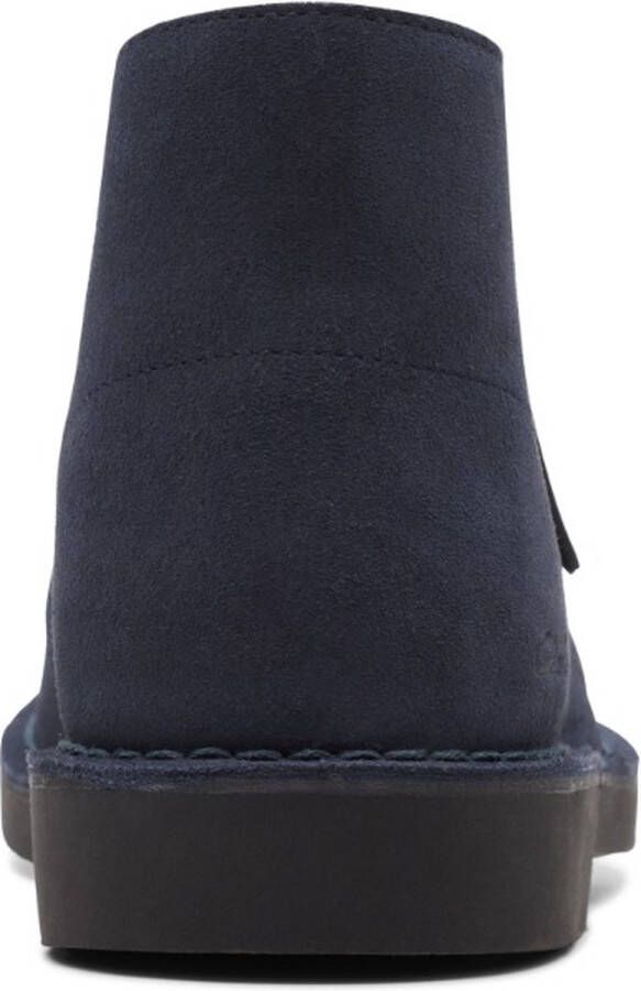 Clarks Veterboot Desert Boot Evo Navy Blauw Suède Verwisselbaar Voetbed