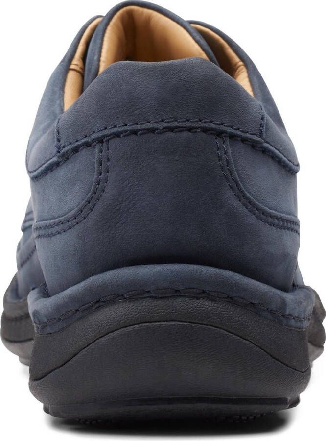 Clarks Veterschoen 26157450 Nature Three Blauw Nubuck