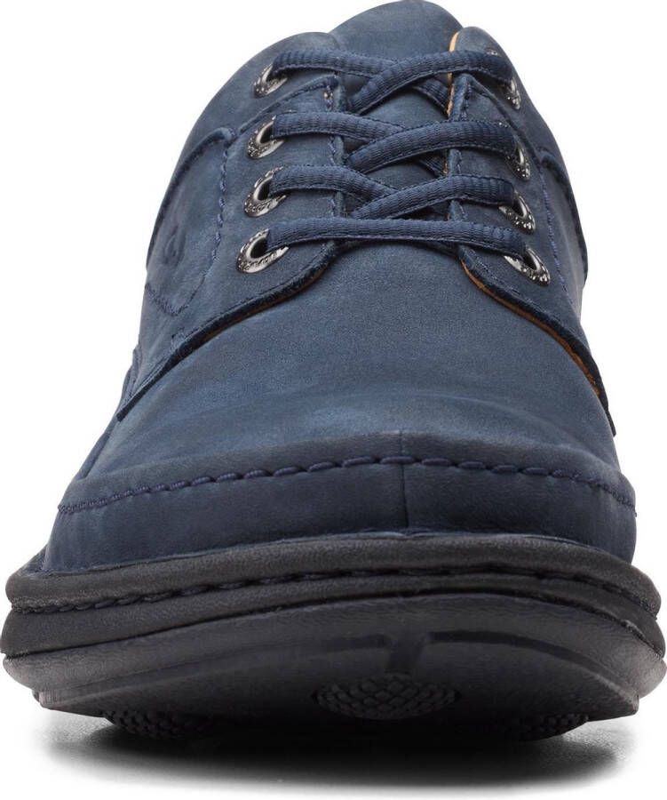 Clarks Veterschoen 26157450 Nature Three Blauw Nubuck