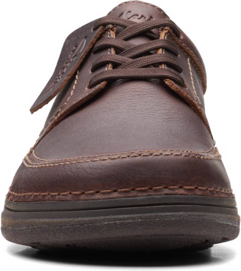 Clarks Veterschoen Nature 5 Lo Dark Brown Lea Donkerbruin - Foto 5