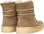 Clarks Beige Suède Hoge Laars met Nepbont Voering Beige Dames - Thumbnail 4