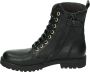 Clic! leren veterboots zwart Meisjes Leer 36 - Thumbnail 3