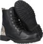 Clic! Cl-20231 Veterboots Laarzen Met Veters Meisjes Zwart - Thumbnail 8