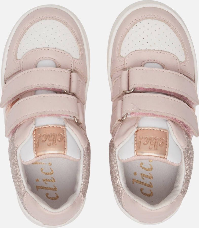 Clic! Sneakers roze Leer Dames