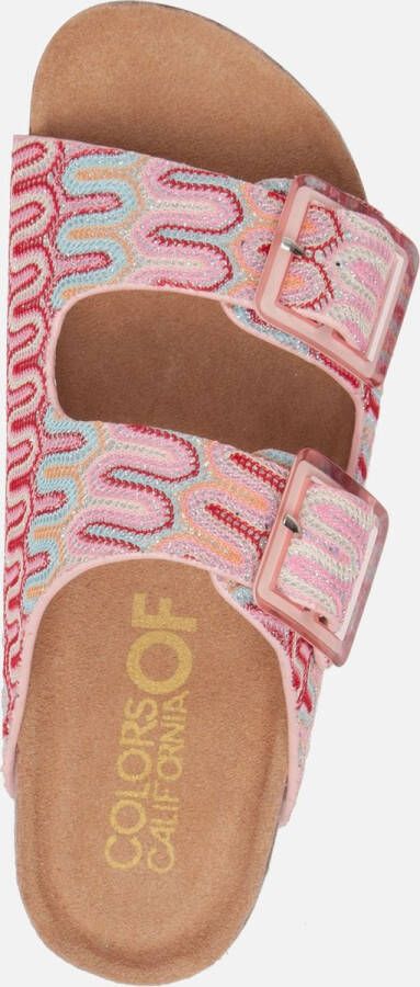 Colors of California Sandalen roze Synthetisch Dames