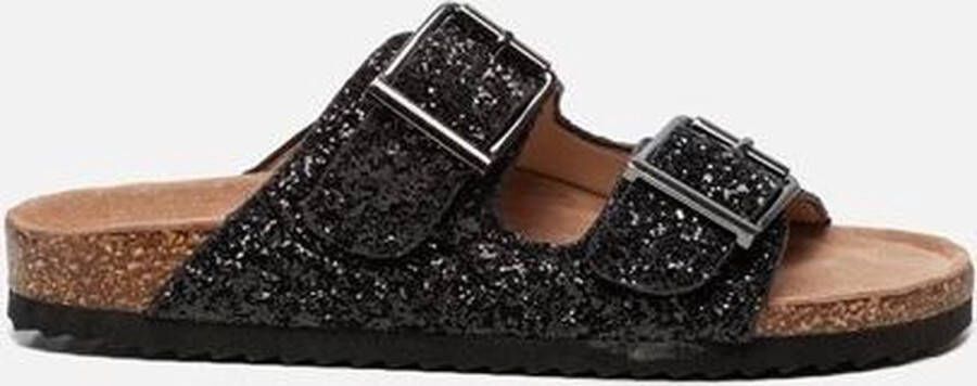 Colors of California Slippers Zwart 217330 Dames Kunstleer