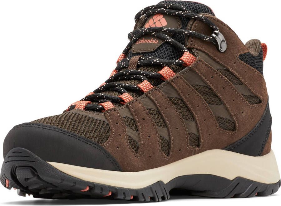 Columbia Redmond III Mid Wandelschoenen Dames Waterdicht Bergschoenen Dames Donkerbruin