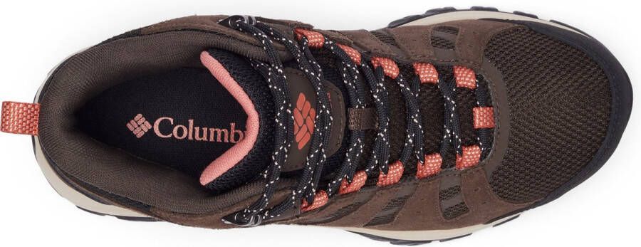 Columbia Redmond III Mid Wandelschoenen Dames Waterdicht Bergschoenen Dames Donkerbruin