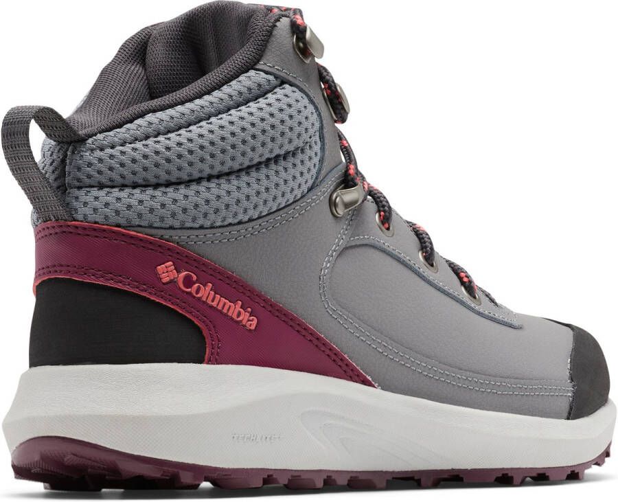 Columbia Trailstorm Peak Mid Wandelschoenen Dames Ademende Schoenen Dames Grijs Berry