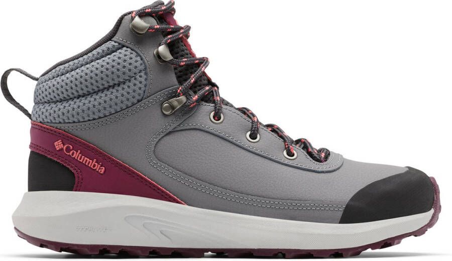 Columbia Trailstorm Peak Mid Wandelschoenen Dames Ademende Schoenen Dames Grijs Berry