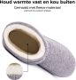 Comfeet Pantoffels Dames Sloffen Grijs Anti-slip - Thumbnail 5