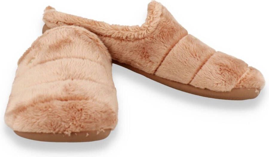 Comfort Plus Dames Pantoffel Zalm ROSE