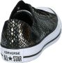 Converse As Ox Sneaker laag sportief Dames Zilver Black Black White - Thumbnail 2