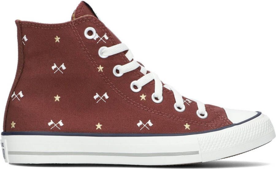 Converse Chuck Taylor All Star Hi Hoge sneakers Dames Rood