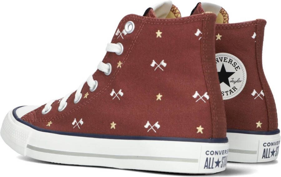Converse Chuck Taylor All Star Hi Hoge sneakers Dames Rood