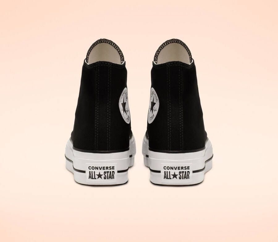 Converse Chuck Taylor All Star Lift Hi Hoge sneakers Dames Zwart