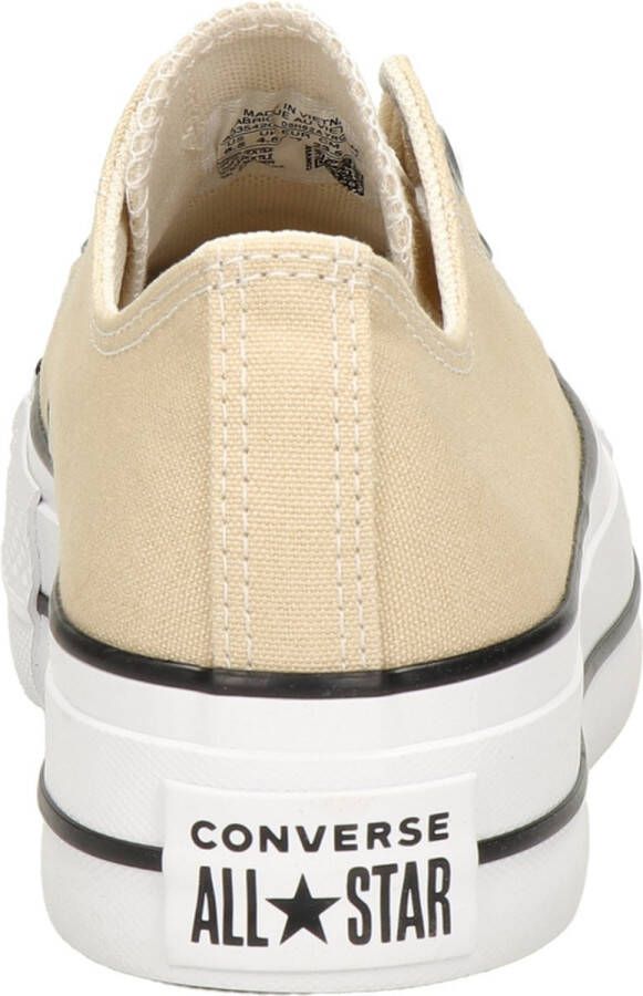 Converse Chuck Taylor All Star Lift Platform 1 Lage sneakers Dames Beige