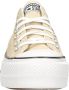 Converse Chuck Taylor All Star Lift Platform 1 Lage sneakers Dames Beige - Thumbnail 7