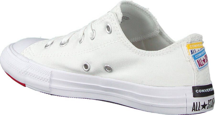 Converse Chuck Taylor All Star Ox Kids Lage sneakers Meisjes Wit