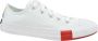 Converse Chuck Taylor All Star Ox Kids Lage sneakers Kids Wit - Thumbnail 7
