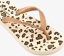 Copacabana vegan kinder teenslippers luipaardprint Goud - Thumbnail 9