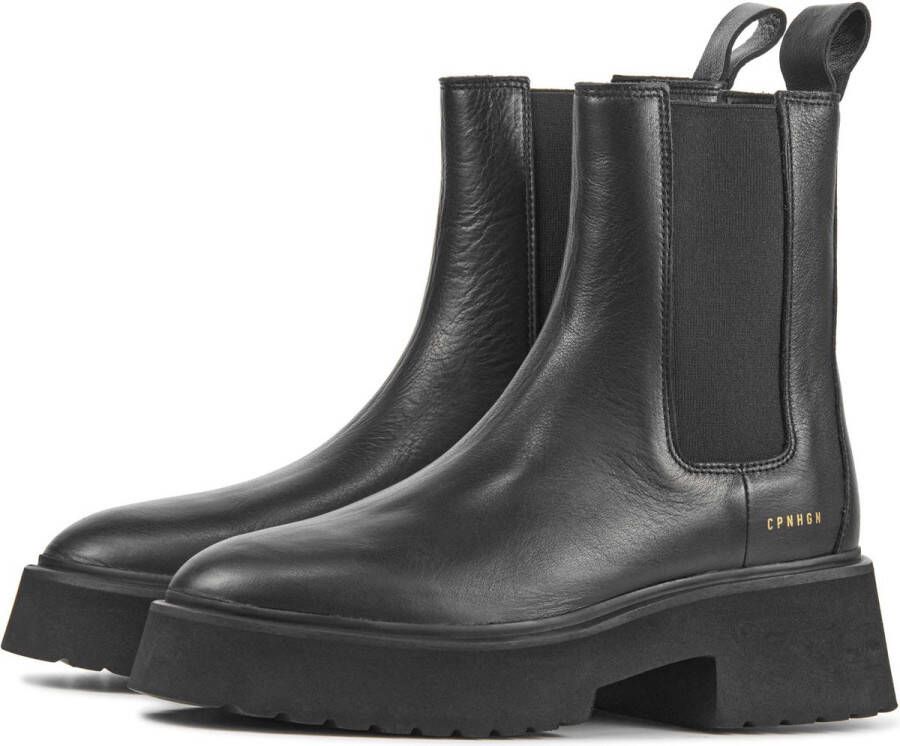 Copenhagen Chelsea boots Dames Laarzen Damesschoenen Leer CPH683 Zwart