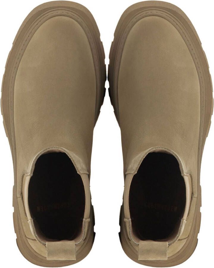 Copenhagen Chelsea boots Dames Laarzen Damesschoenen Nubuck CPH686 Taupe