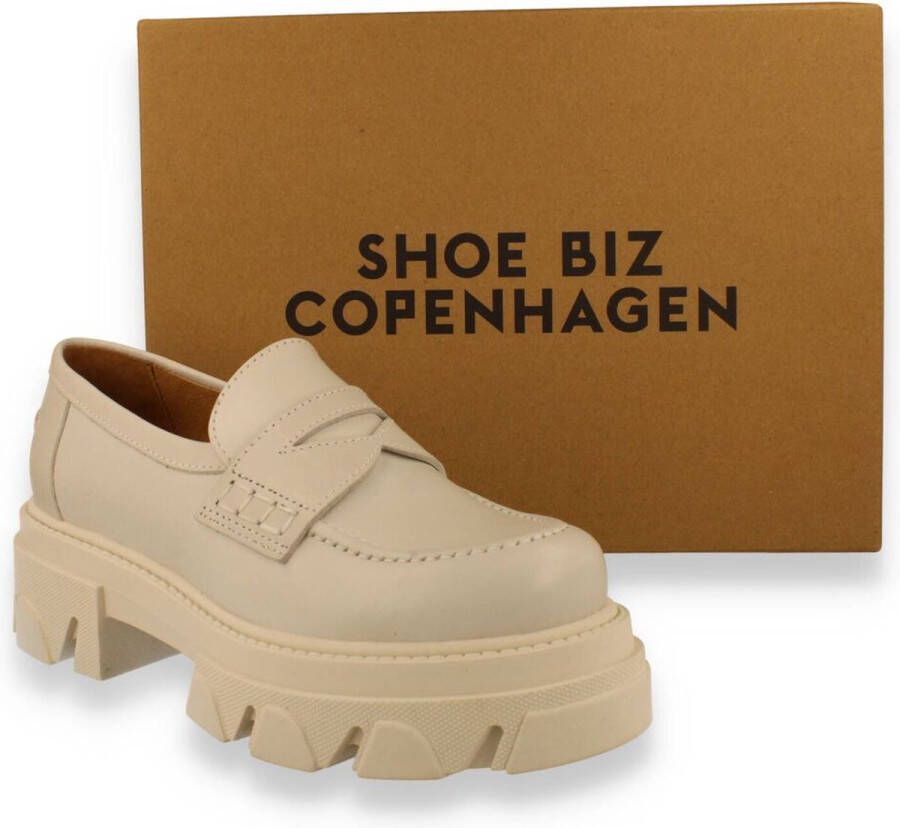 Copenhagen Shoebizz Shoe Biz Copenhagen Dames Vale Cream Beige