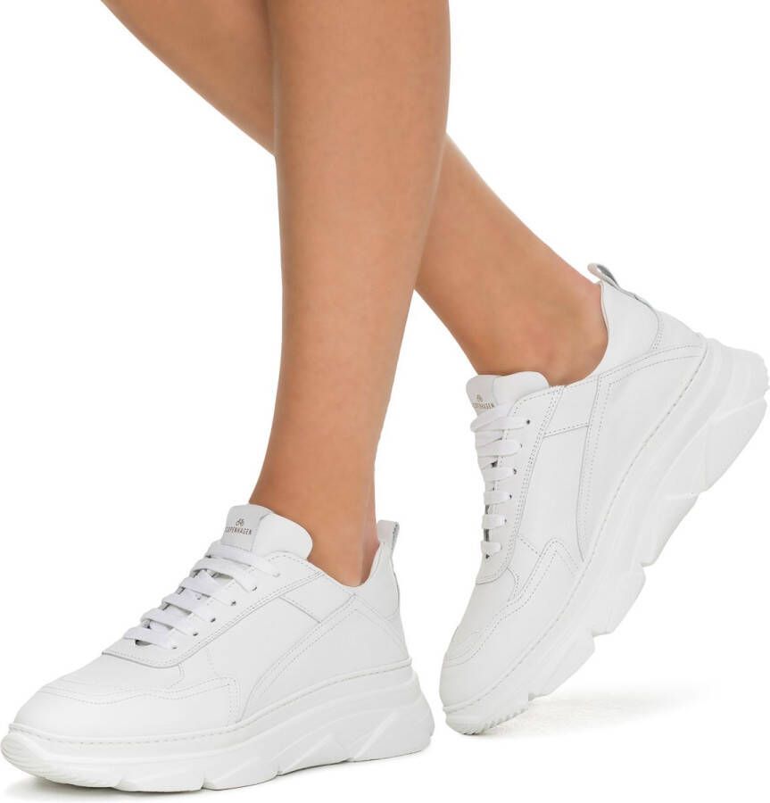 Copenhagen Sneakers Dames Lage sneakers Damesschoenen Leer CPH40 vit Wit