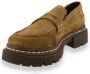 Copenhagenshoebizz Copenhagen Shoebizz Shoe Biz Copenhagen dames Violet Suede kaki - Thumbnail 3