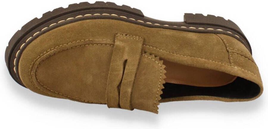 Copenhagen Shoebizz Shoe Biz Copenhagen dames Violet Suede kaki