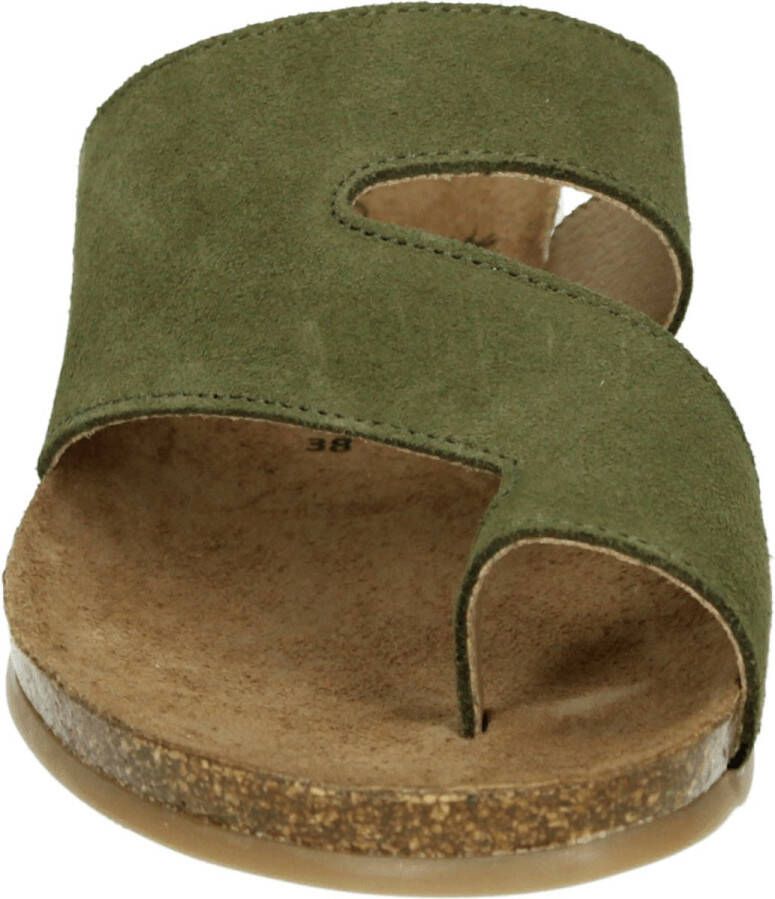 COSMOS 6106703 Volwassenen Platte sandalen Groen