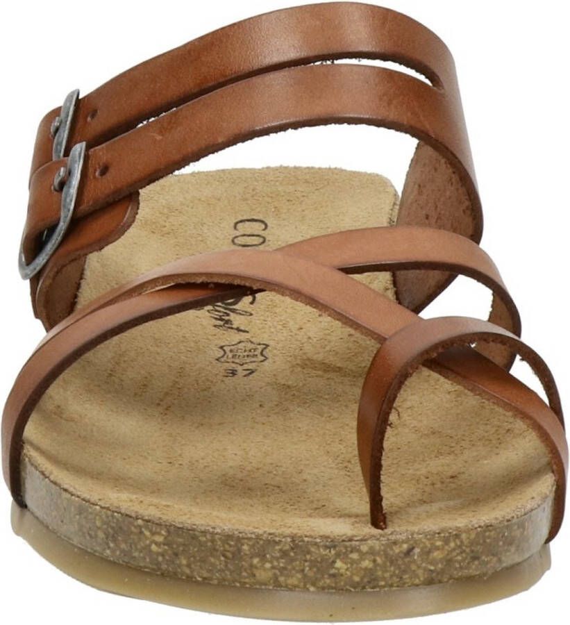 COSMOS 6106801~~~~~~~~~~~~~~~~~~~~~~~ Dames slippers Cognac