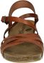 COSMOS 6106807 Volwassenen Platte sandalenDames Sandalen Cognac - Thumbnail 7