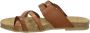 COSMOS 6106801~~~~~~~~~~~~~~~~~~~~~~~ Dames slippers Cognac - Thumbnail 7