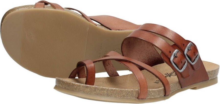 COSMOS 6106801~~~~~~~~~~~~~~~~~~~~~~~ Dames slippers Cognac - Foto 10