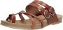 COSMOS Dames slippers Teenslippers cognac - Thumbnail 11