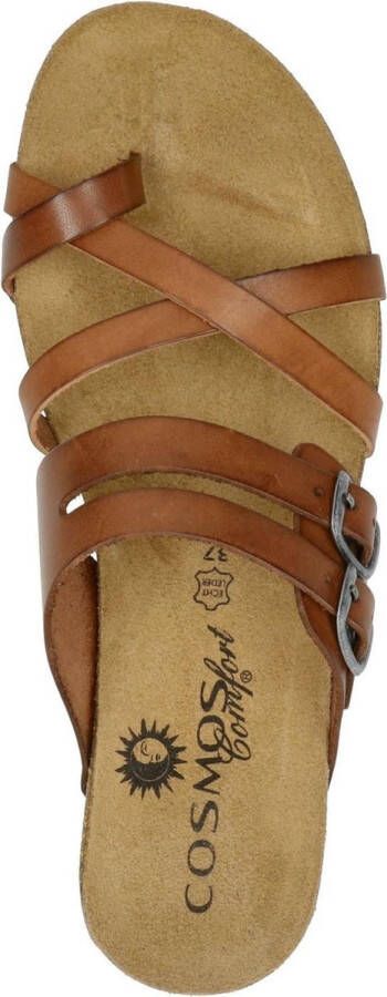 COSMOS Dames slippers Teenslippers cognac - Foto 12