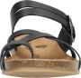 COSMOS Comfort Emma Teenslipper Leer Zwart - Thumbnail 7